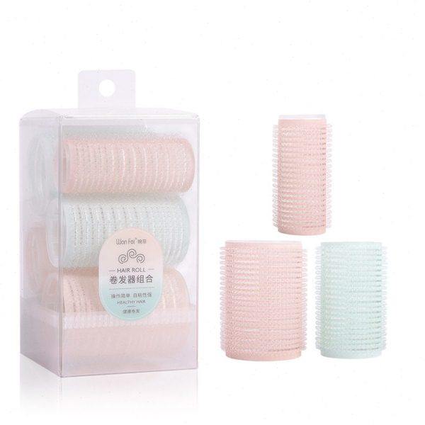 琬菲空气刘海卷发筒手动刘海卷发器自粘 卷头发神器塑料发卷6个装,家庭/个人清洁工具,卷发球,淘宝优惠券,粉丝福利购,淘宝优惠卷