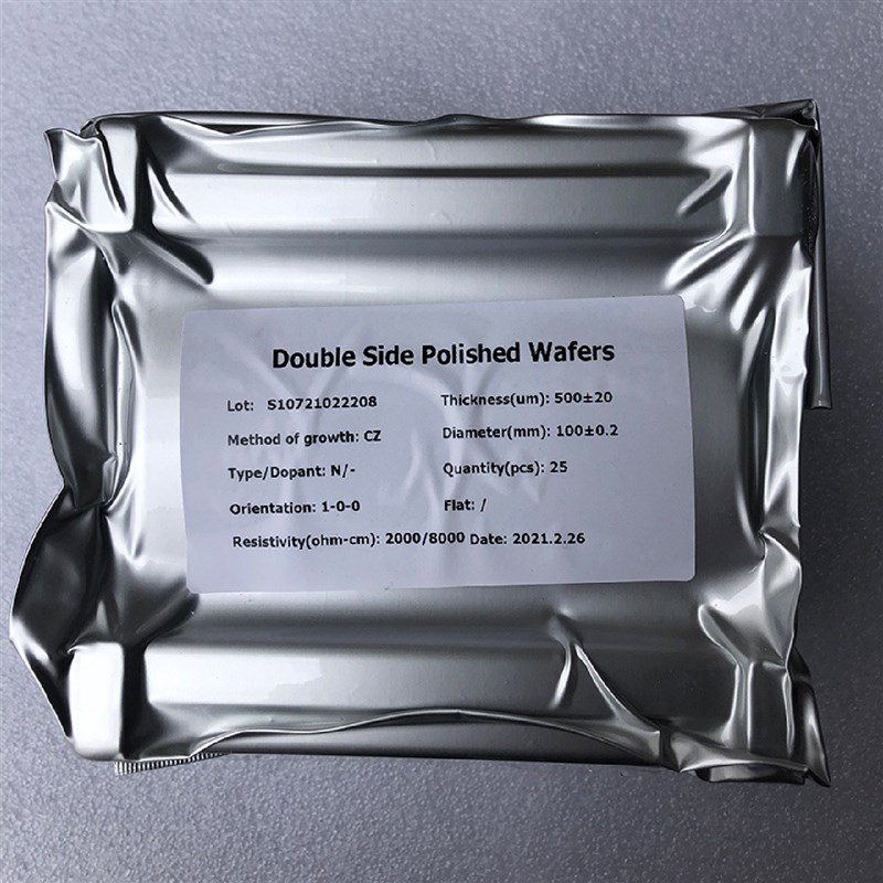 厂家供应4英j寸双面抛光单晶硅片用于红外镀膜衬底