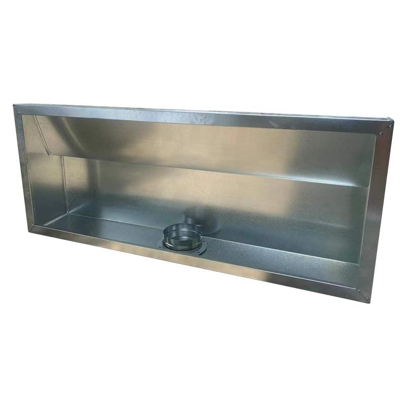 镀锌铁皮油烟罩商用饭店厨F房排烟罩油烟罩油烟风管