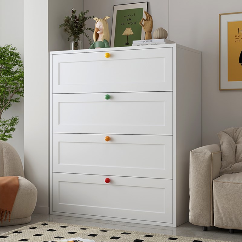 铁艺五斗柜卧室储物柜客厅家用边柜现代组合钢制收纳置物柜抽屉柜