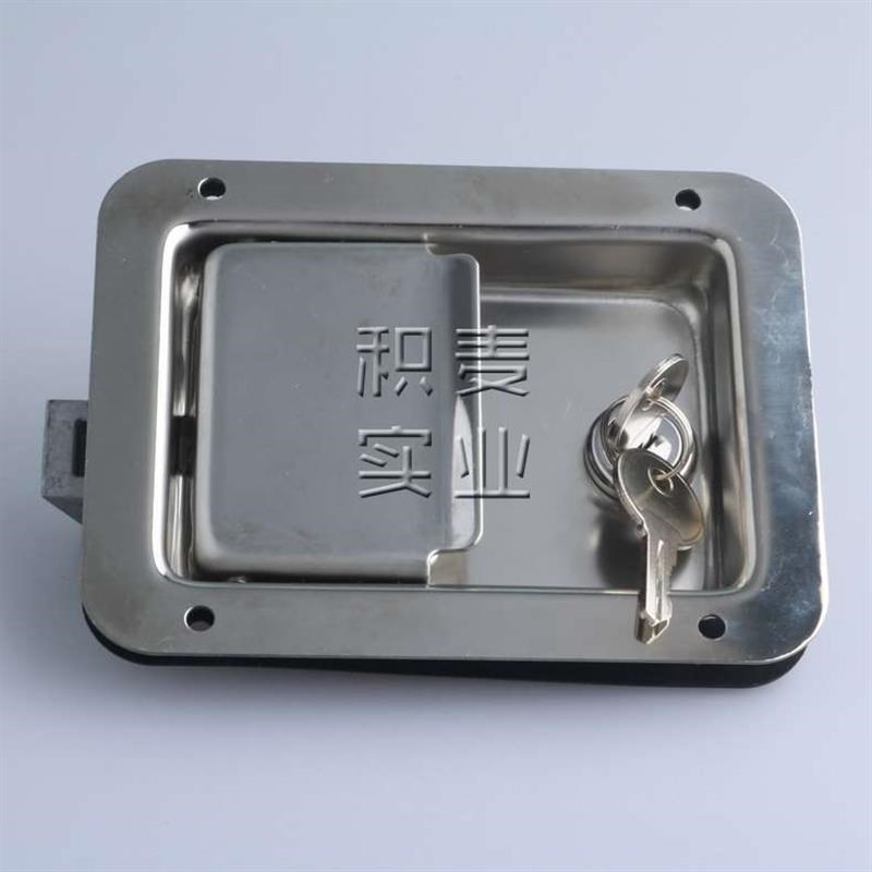 MS86b6锁-面板车厢配电箱电柜箱-锁27工程柜门平面锁304不锈钢26