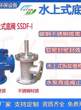 H42X不锈钢水泵海底阀止回阀DN100200250底阀SSDF-I水上式底阀