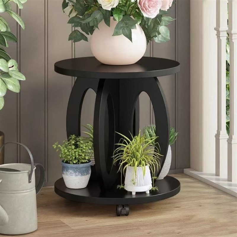 花架客厅落地式可移动q置物架室内家用阳台养花架子绿萝花盆架新