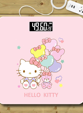 精准 平板电子秤 体重称磅重秤 充电数字 电池小型W智能家用便携