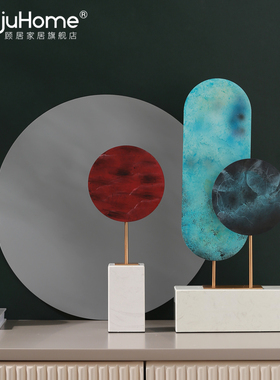 现代简约创意金属摆n件客厅玄关办公室电视柜样板间轻奢家居装饰