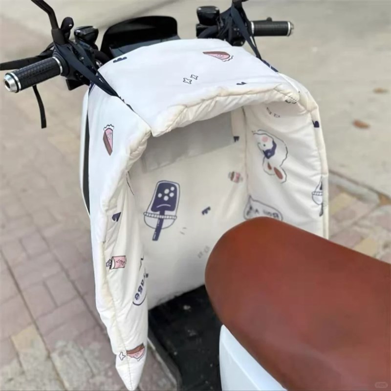 电动车不带把套的挡风q被无把手开车保暖骑行女士冬天防风罩通用