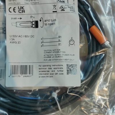 只卖全新原装IFM易福门EVC142 连接线 现货EVC141 EVC145