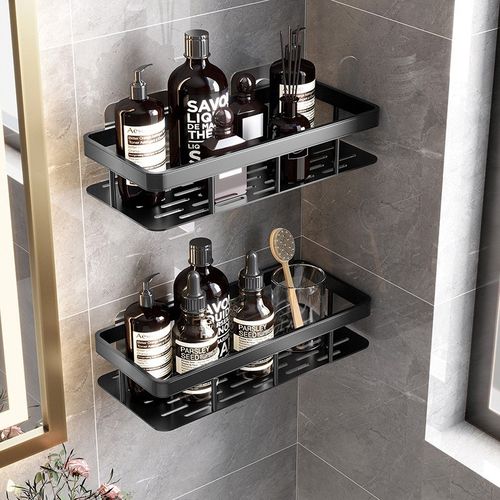 卫生间置物架吸盘式厕所洗手间洗漱E台壁挂墙上厨房浴室收纳免打