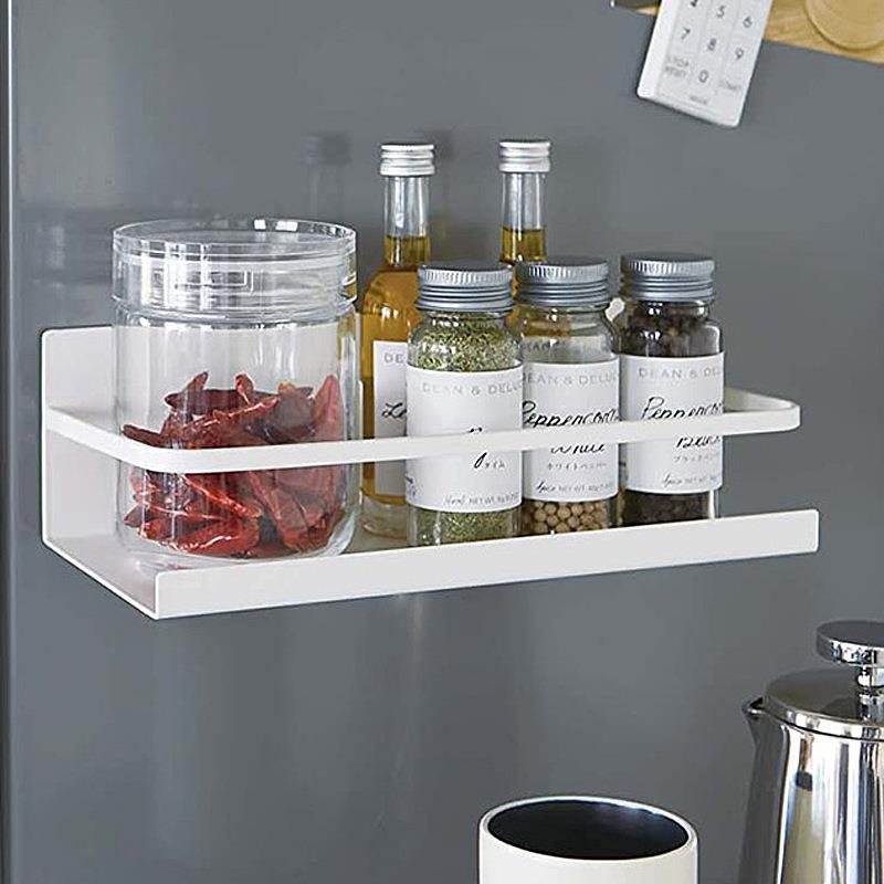 厂货严选 厨房侧面冰箱金属收纳架调味架 磁吸置物架