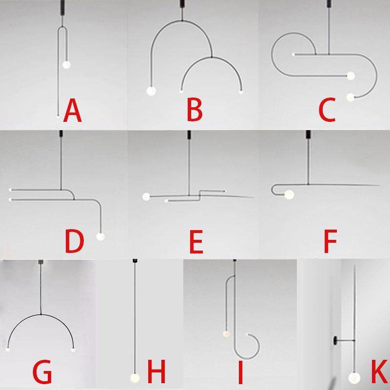 后现代简约卧室床头吊灯咖啡厅吧台创意玻璃灯具北欧极简线条吊灯,家装灯饰光源,智能吊灯,淘宝优惠券,粉丝福利购,淘宝优惠卷