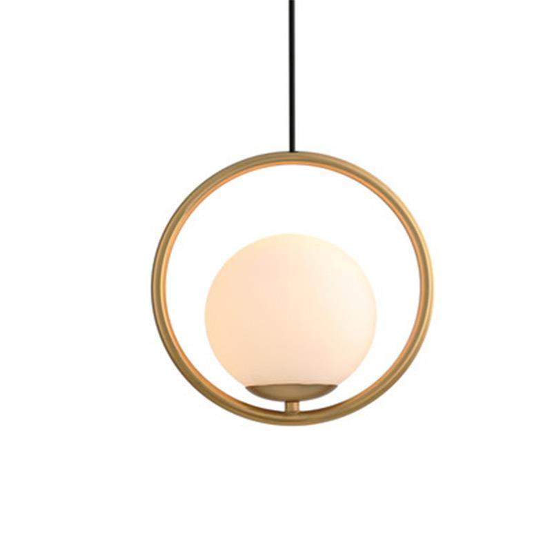 北欧艺术玻璃吊灯后现代餐厅酒吧台吊灯个性简约卧室客厅床头灯