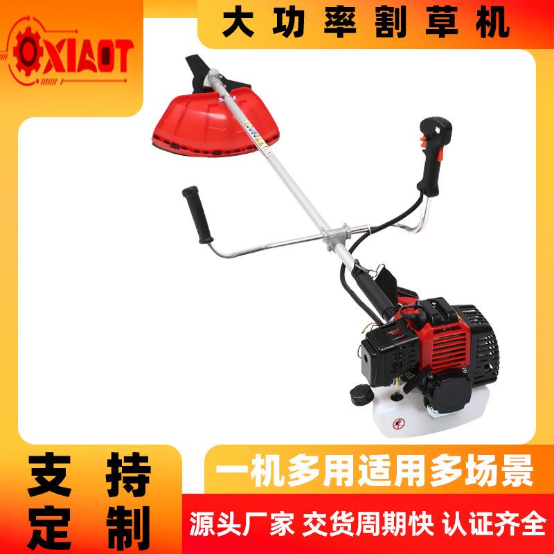 高功率二冲程割灌机农业汽油割草机多功能侧挂式割灌机收割除草机