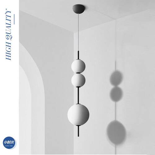 北欧极简卧室床头小吊灯后现代简约餐厅吧台设计师创意主卧室灯具