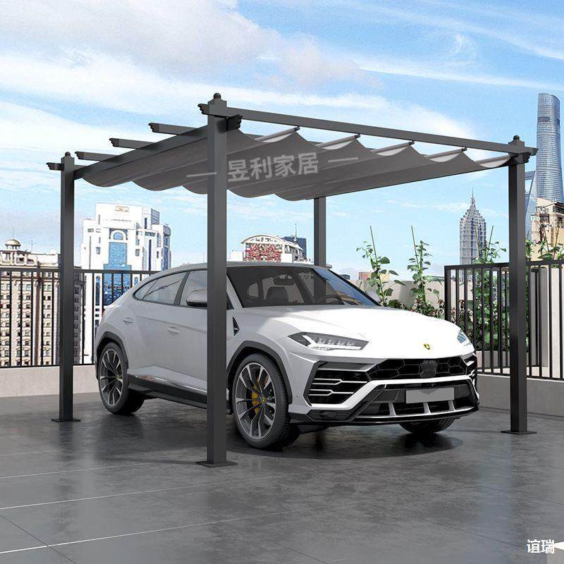 家用停车多功能篷帐篷简易车库棚可伸缩雨棚停车棚家用汽车棚子