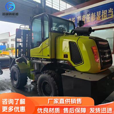 越野叉车林区木材厂搬运堆高车全地形四驱越野式搬运车