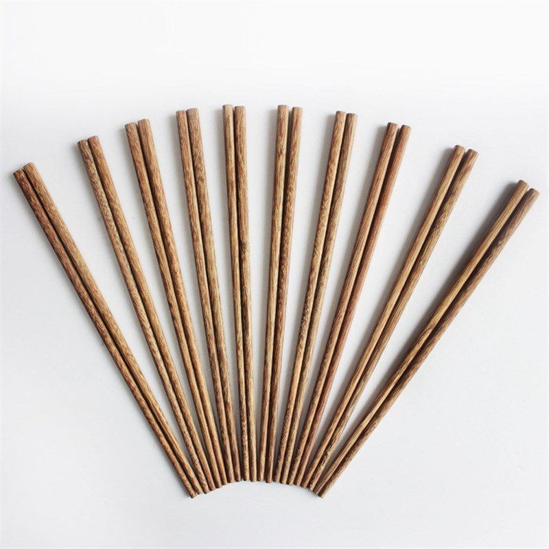 佐佐木高档木质筷子平头平嘴 无蜡鸡翅木筷子餐馆筷.子饭店酒店