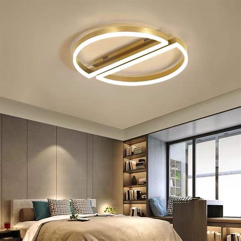 卧室吸顶灯e创意个性艺术灯后现代轻奢灯具现代简约主卧北欧灯饰