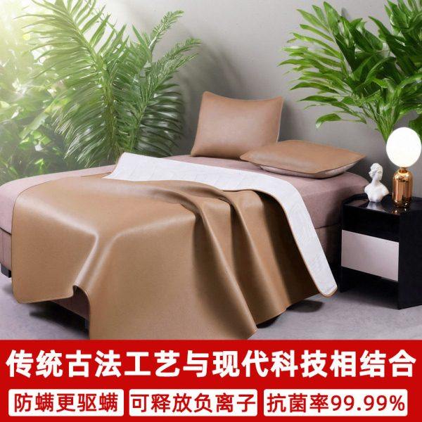 【母婴级】牛皮凉席三件套头层水牛皮席1.5m1.8米床垫真皮软席子,床上用品,牛皮席,淘宝优惠券,粉丝福利购,淘宝优惠卷