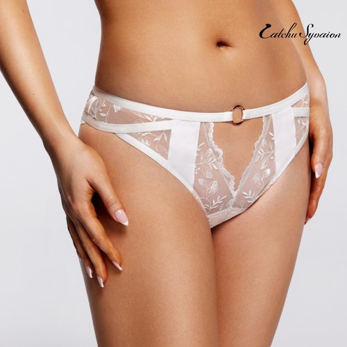 CS內裤白女巫MYSA系列低腰女蕾丝纯棉裆舒适透气三角裤