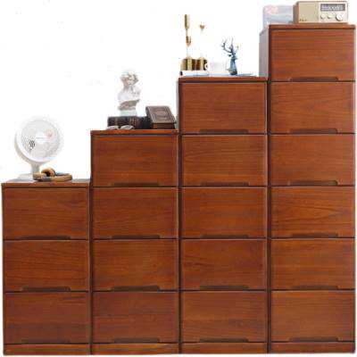 实木窄缝夹缝收纳柜抽屉式置物柜五斗E柜储物柜客厅卧室床头柜缝z