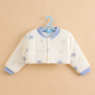 冬季儿童护肩睡觉专用防冻宝宝纯棉鼻炎防着凉睡衣婴儿披肩坎肩