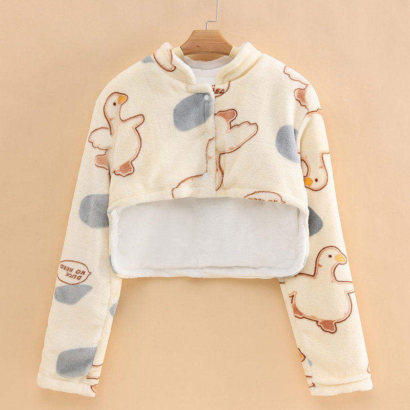 月子披肩女士晚上睡觉专用产妇肩膀防受凉产后冬喂奶护肩颈椎坎肩