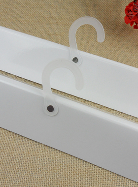 29cm面料挂卡布行布料吊卡黑色纺织样品N卡头现货全空白布样挂钩