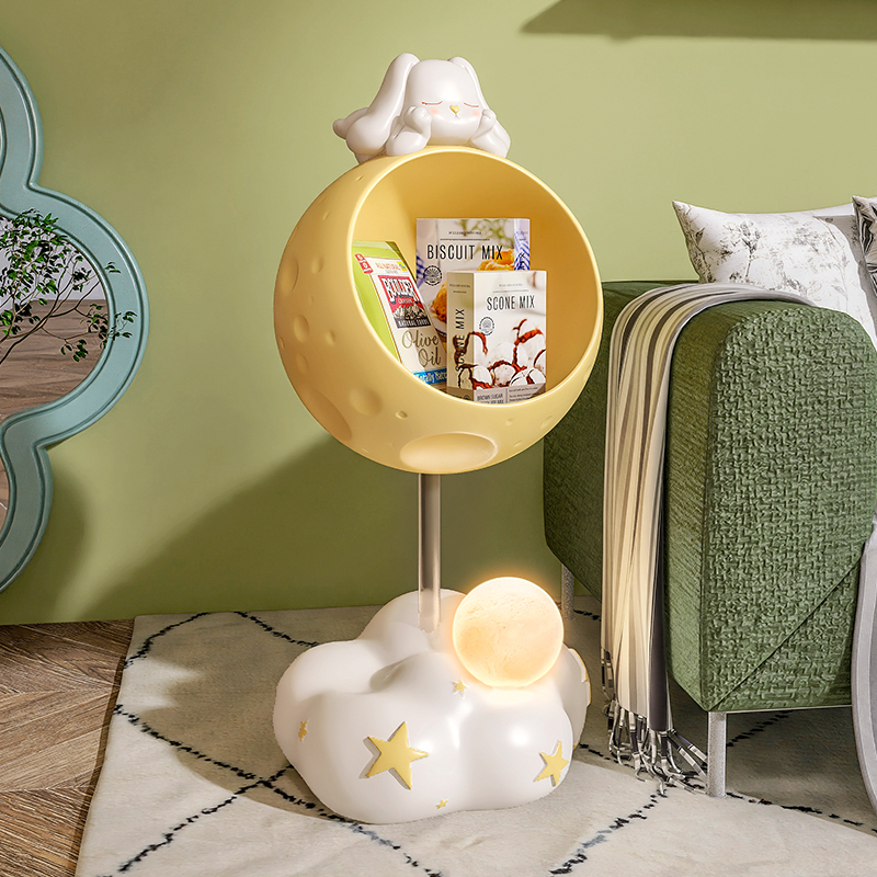 兔子落地c摆件收纳客厅电视柜沙发旁创意大型家居饰品乔迁新居礼