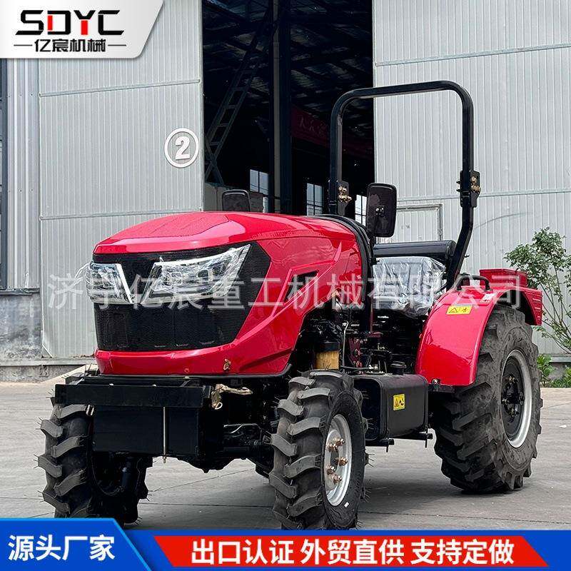 四驱轮式拖拉机大马力旋耕施肥耕地农用拖拉机40马力50马力拖拉机