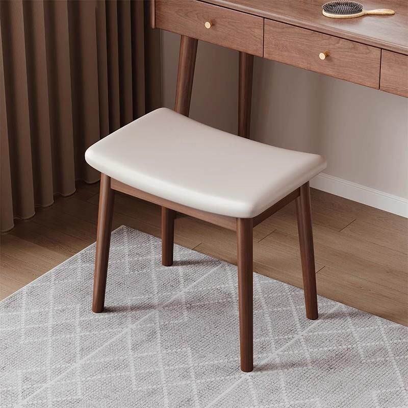 实木化妆凳梳妆凳子女生卧室方凳马鞍凳家用板凳矮凳茶古筝专用凳