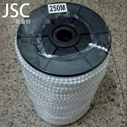 卷帘拉绳柔纱帘用4.5*6密水晶拉珠PJ001卷帘配件