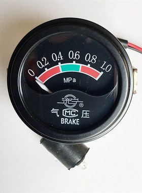 指针式直感气压表头带气管0--1BMPa胎压表改装车拖拉机铲车气压表