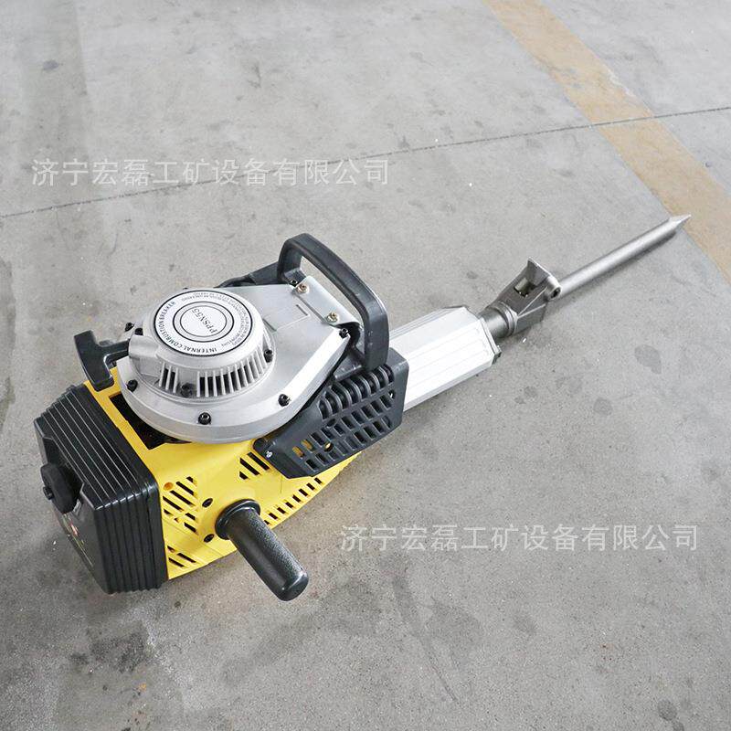 便携式轨道捣固机手提式内燃冲击捣固镐铁路石渣道床BH-23破碎镐