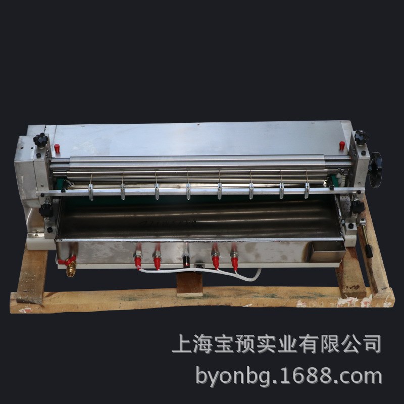 宝预HJS1000不锈钢热溶调速过胶机纸盒包装制作上胶设备一米过胶