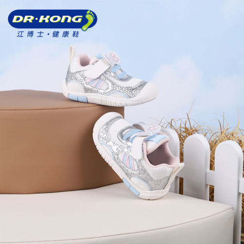 Dr.Kong江博士女童健康软底秋季婴儿轻盈百搭步前鞋1B13A3001AW0