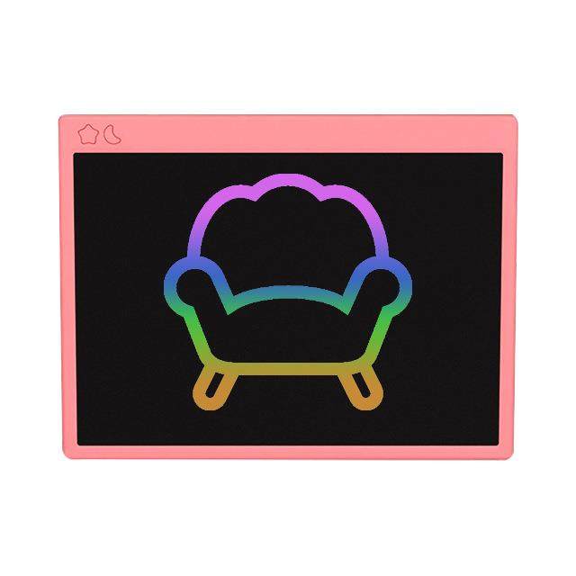 新品16寸星星月亮液晶手写板智能绘画板电子高亮彩色粗笔迹写字板,纺织面料/辅料/配套,纺织机械配件,淘宝优惠券,粉丝福利购,淘宝优惠卷