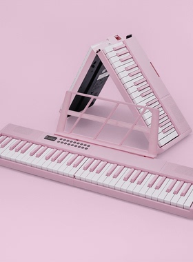 【百亿】VOICEPAL声派P651折叠61键电钢琴入门乐器初学力度电子琴