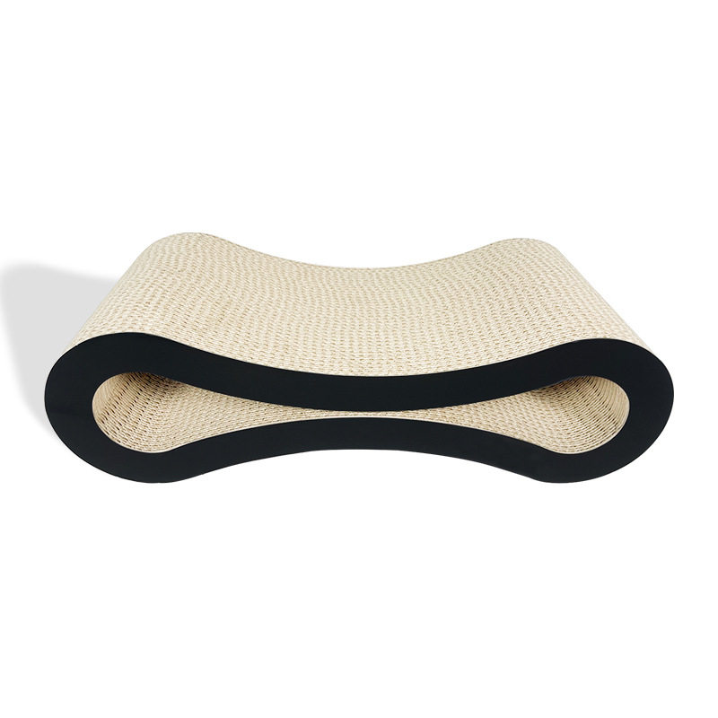 工厂现货瓦楞纸猫抓板跨境爆款必选petfusion亚马逊8字枕头多尺寸