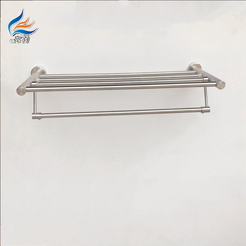 304T折叠浴巾架 活动毛巾架 加厚折叠活动架 不锈钢SUS304浴室架