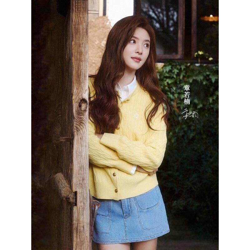 清仓章若楠同款|老钱风复古开衫毛衣女2025秋季新款通勤感针织衫,女装/女士精品,毛针织衫,淘宝优惠券,粉丝福利购,淘宝优惠卷