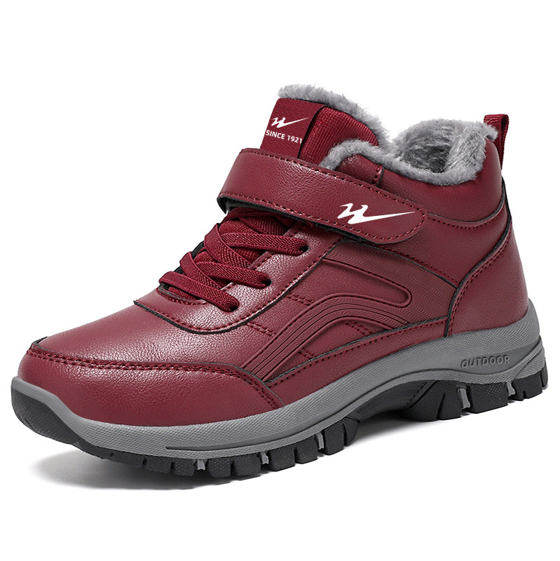 双星妈妈鞋冬季休闲棉靴加绒保暖加厚高帮棉鞋中老年人防滑雪地靴,女鞋,棉鞋,淘宝优惠券,粉丝福利购,淘宝优惠卷