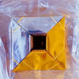 金锭半成品全箱精装银锭半成品加厚手工折纸锡箔切割角锭