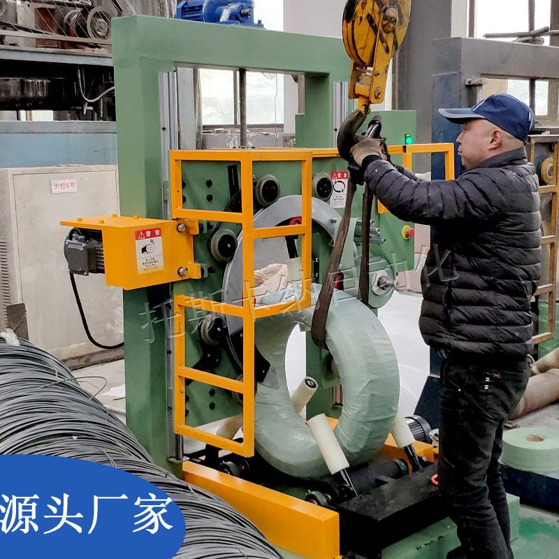厂家供应自动缠绕包装机钢丝缠绕机钢带缠绕机铜丝缠绕机可定制