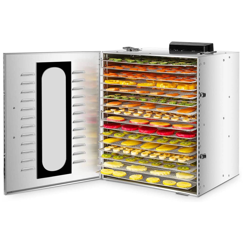 出口水果蔬菜机食品冰箱烘干脱水机海鲜肉类食物风干机16层跨境
