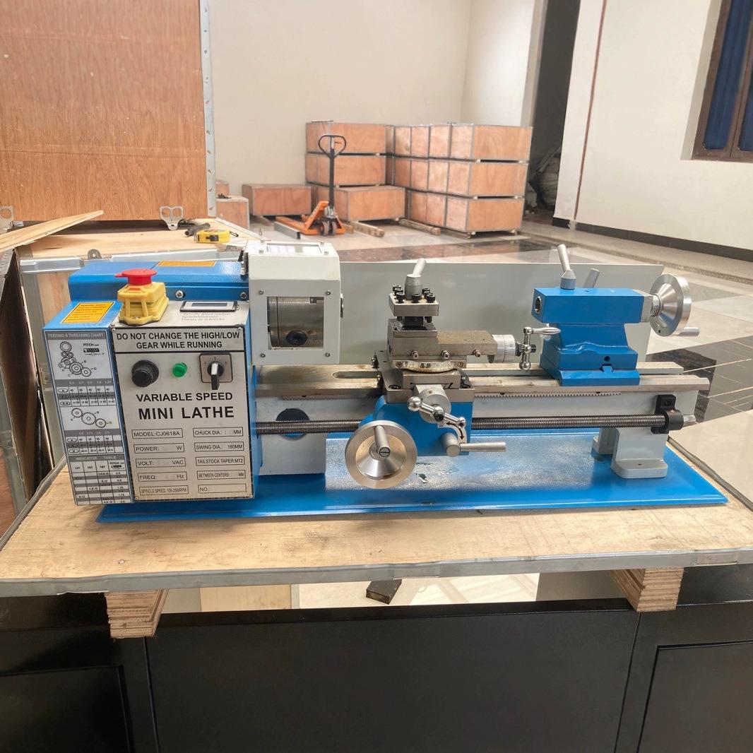 CJ0618A小型机床微型金属加工木工文玩机械多功能车床教学小车床