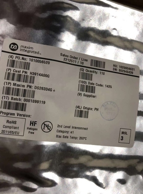 电子元器件【DS26334G+】价格咨询为准