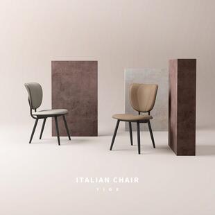 餐桌椅家用2025新款主人靠背凳子吃饭单买高级岛台设计师餐厅椅子