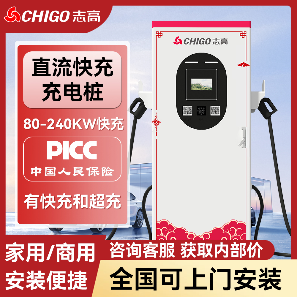 志高直流充电桩终端停车场