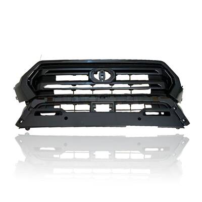 适用2024-2025Tacoma格栅前保险杠上格栅四件套黑色53112AK010