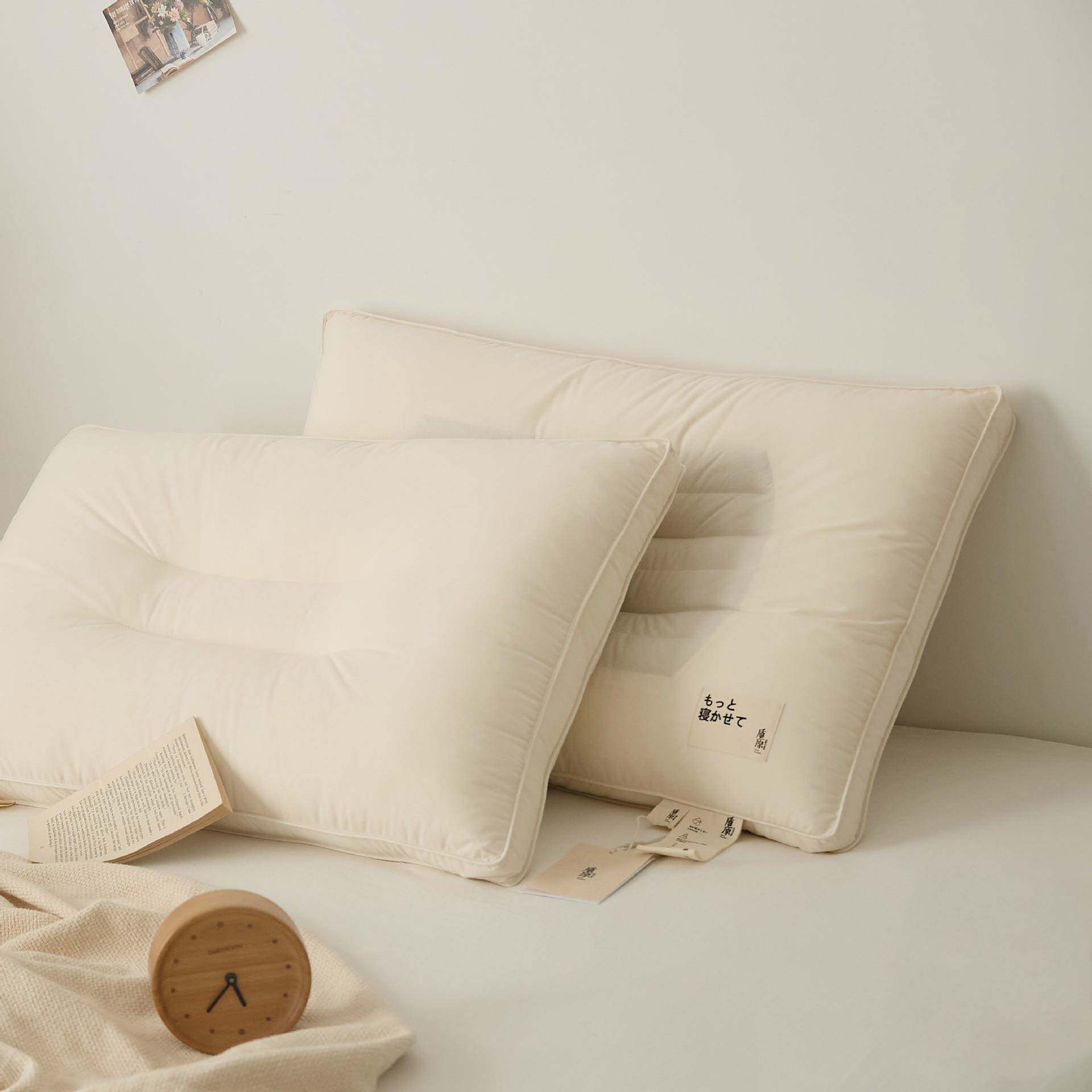 决明子睡眠枕头木本家用薄枕头女护颈枕单人护颈椎助睡眠枕芯